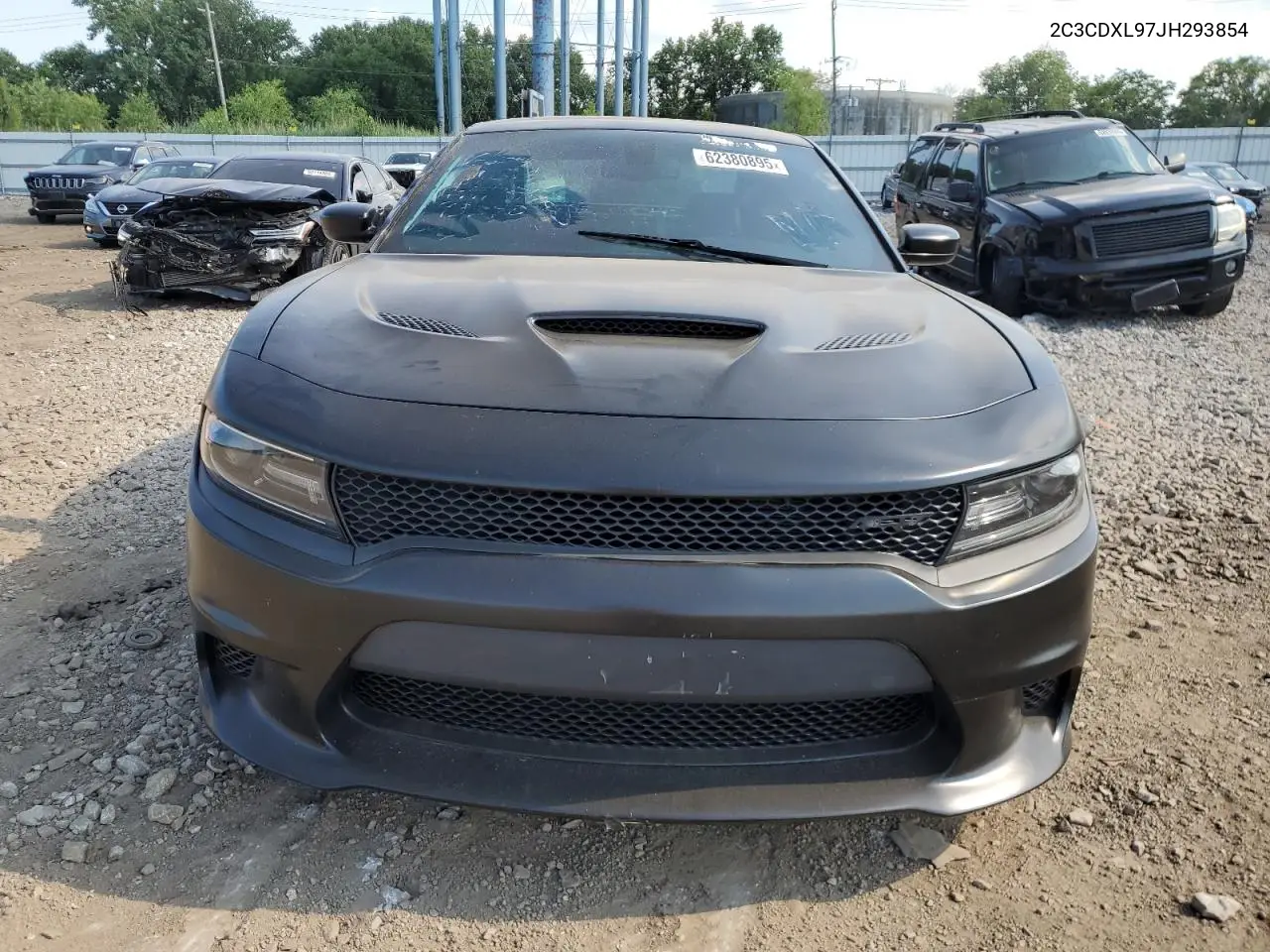 2018 Dodge Charger Srt Hellcat VIN: 2C3CDXL97JH293854 Lot: 62380895