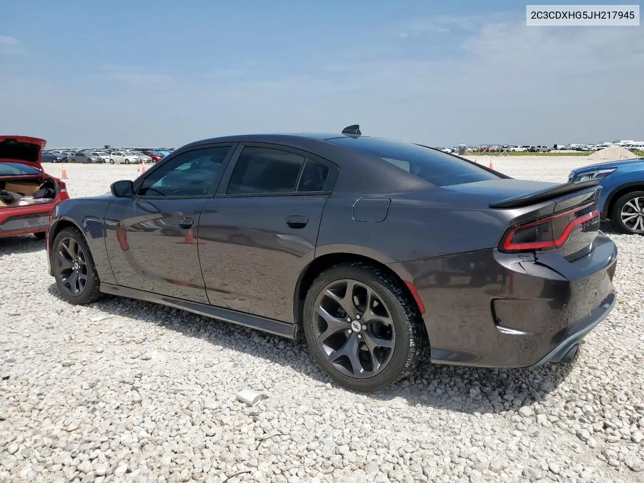 2018 Dodge Charger Sxt Plus VIN: 2C3CDXHG5JH217945 Lot: 63276255