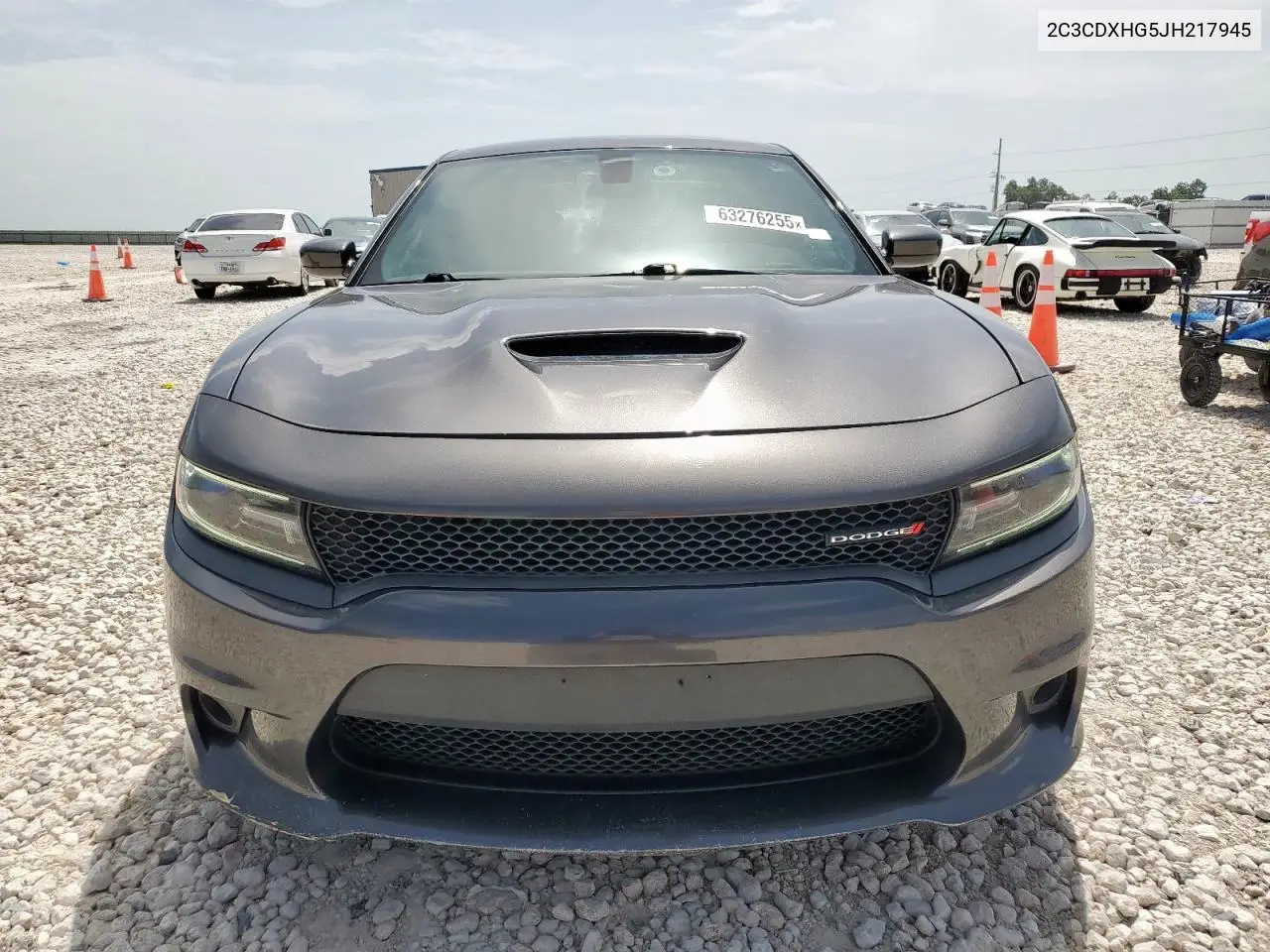 2018 Dodge Charger Sxt Plus VIN: 2C3CDXHG5JH217945 Lot: 63276255