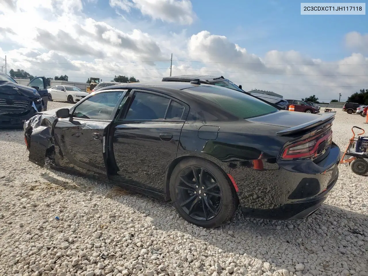 2018 Dodge Charger R/T VIN: 2C3CDXCT1JH117118 Lot: 65713335