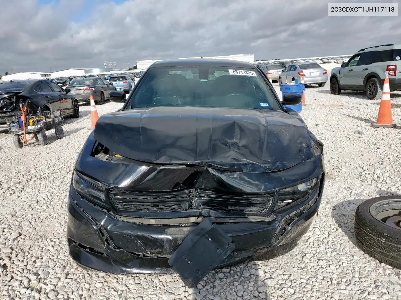 2018 Dodge Charger R/T VIN: 2C3CDXCT1JH117118 Lot: 65713335