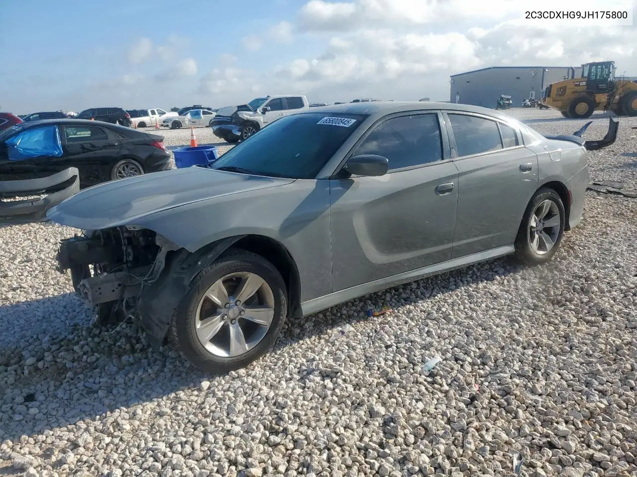 2018 Dodge Charger Sxt Plus VIN: 2C3CDXHG9JH175800 Lot: 65800845