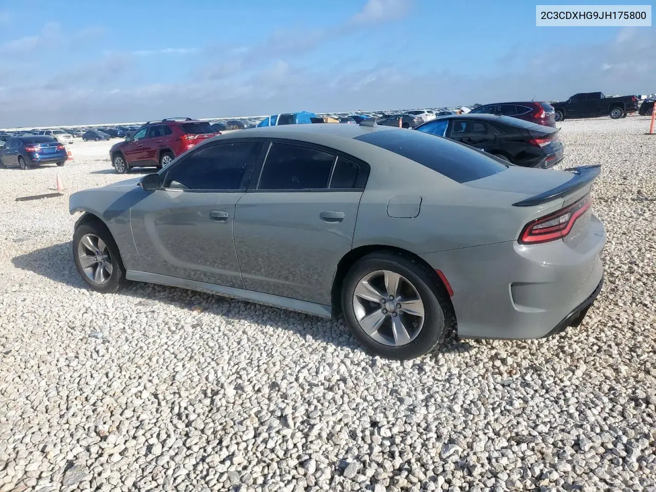 2018 Dodge Charger Sxt Plus VIN: 2C3CDXHG9JH175800 Lot: 65800845
