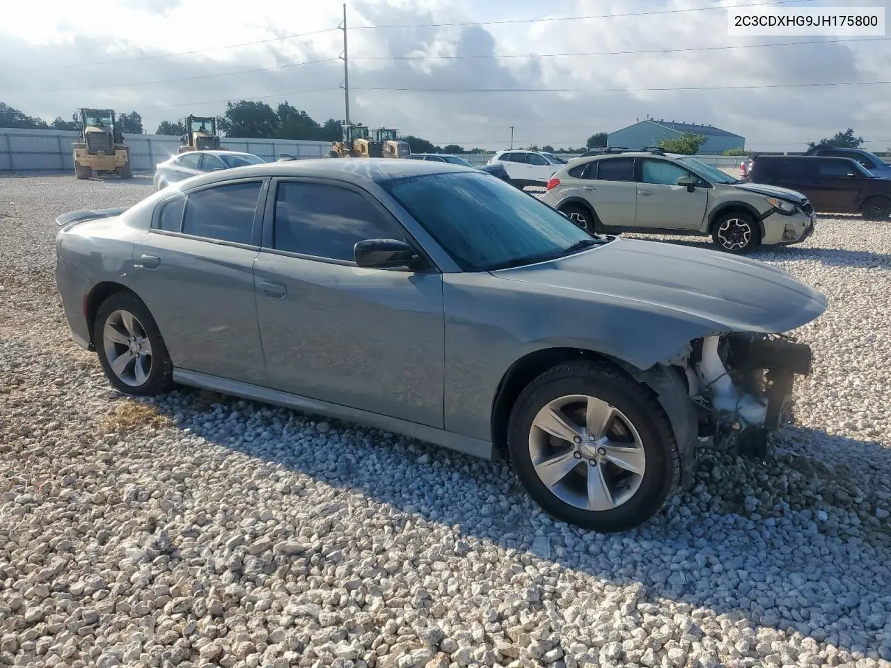 2018 Dodge Charger Sxt Plus VIN: 2C3CDXHG9JH175800 Lot: 65800845