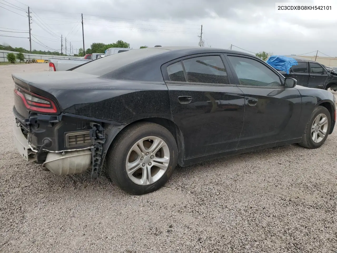 2019 Dodge Charger Sxt VIN: 2C3CDXBG8KH542101 Lot: 49435865