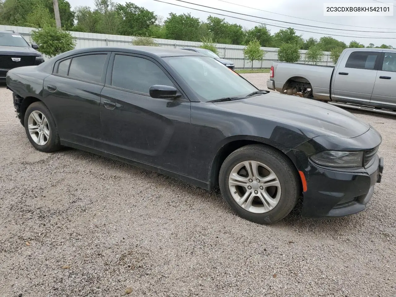 2019 Dodge Charger Sxt VIN: 2C3CDXBG8KH542101 Lot: 49435865