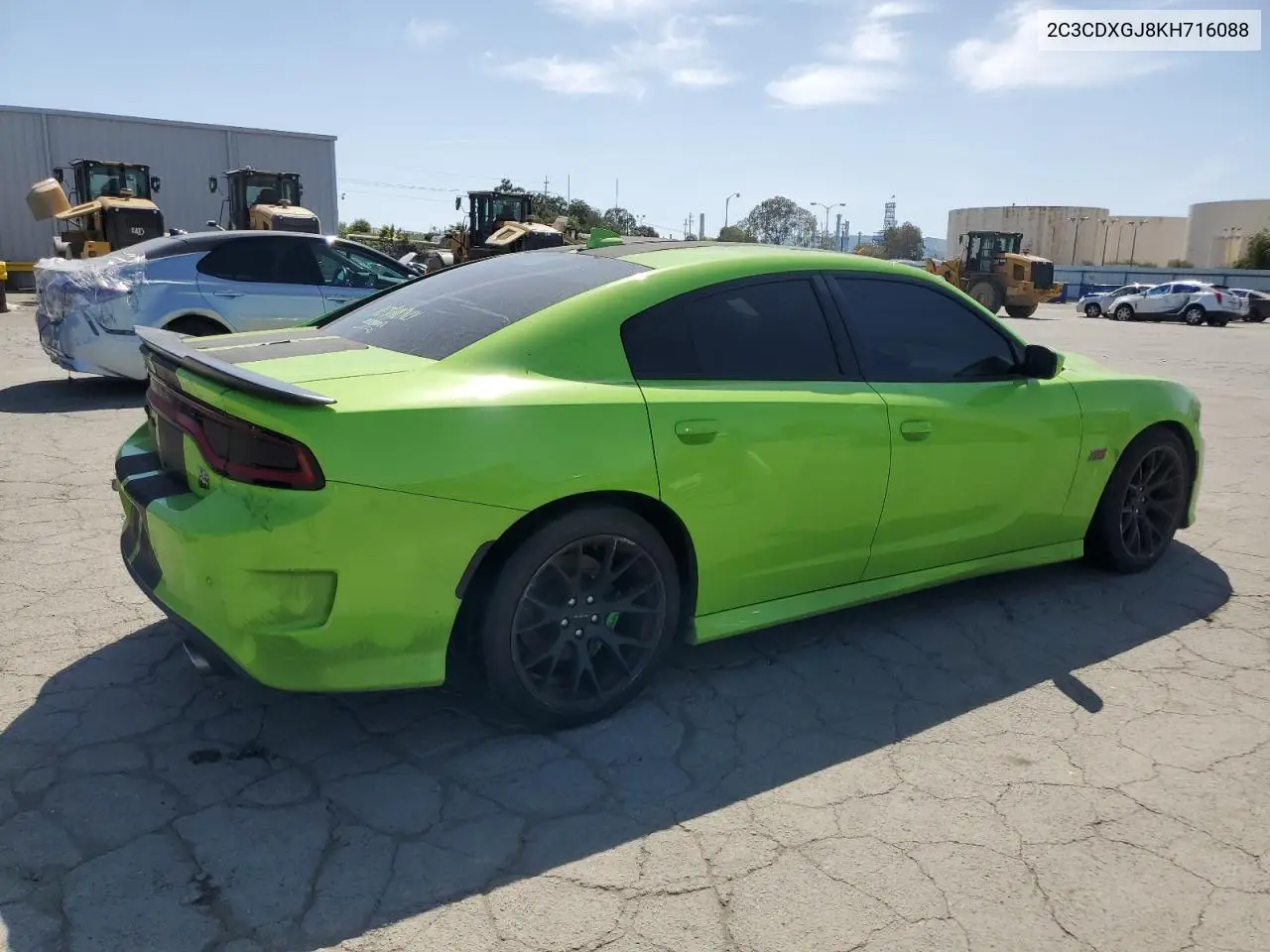2019 Dodge Charger Scat Pack VIN: 2C3CDXGJ8KH716088 Lot: 52147975
