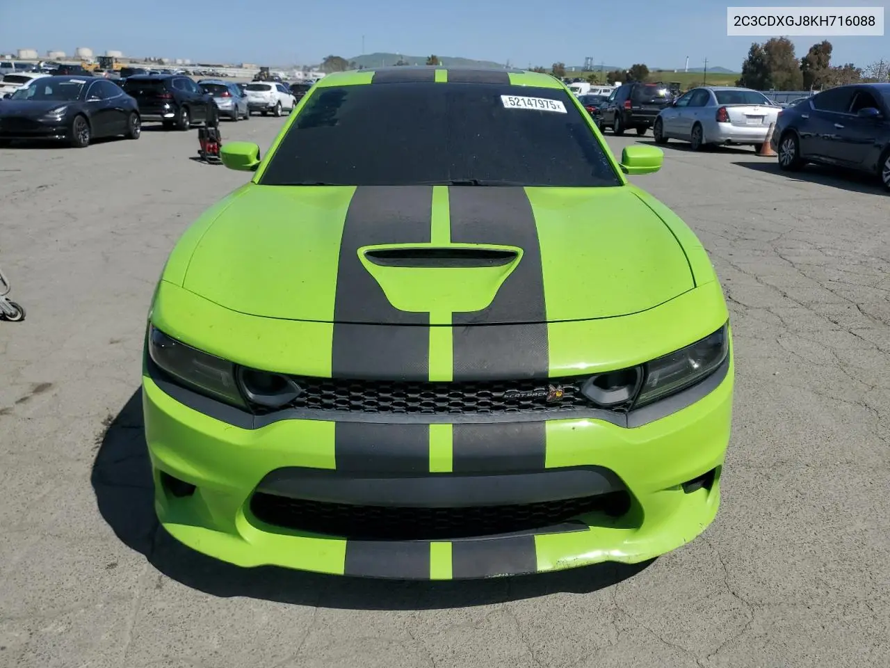 2019 Dodge Charger Scat Pack VIN: 2C3CDXGJ8KH716088 Lot: 52147975