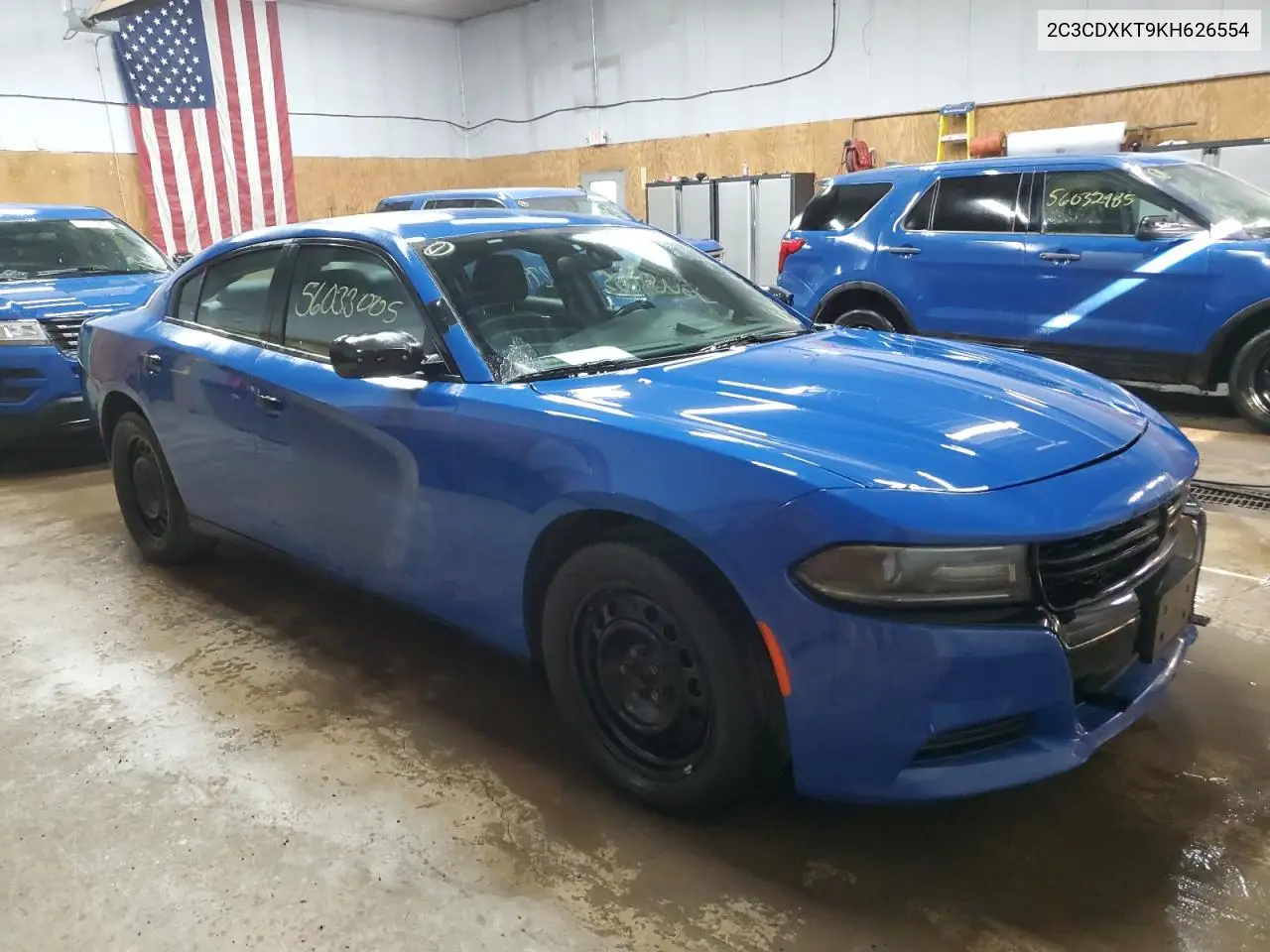 2019 Dodge Charger Police VIN: 2C3CDXKT9KH626554 Lot: 56033005