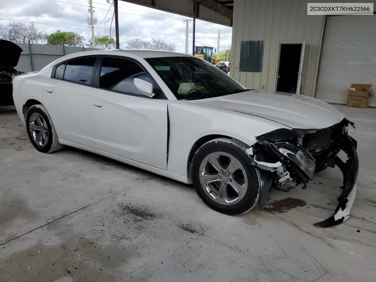 2019 Dodge Charger Police VIN: 2C3CDXKT7KH622566 Lot: 56197065