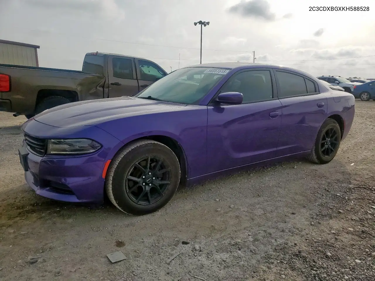 2019 Dodge Charger Sxt VIN: 2C3CDXBGXKH588528 Lot: 56551515