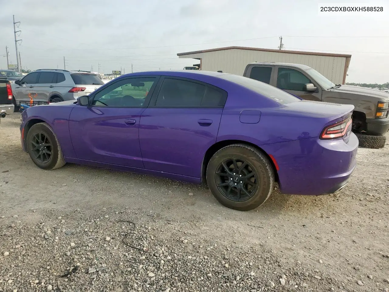 2019 Dodge Charger Sxt VIN: 2C3CDXBGXKH588528 Lot: 56551515