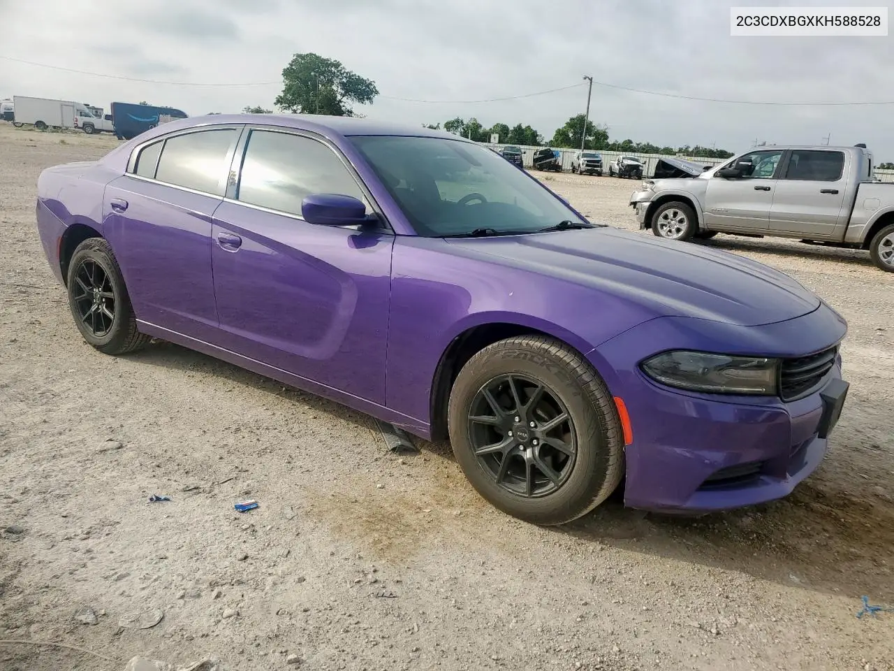2019 Dodge Charger Sxt VIN: 2C3CDXBGXKH588528 Lot: 56551515