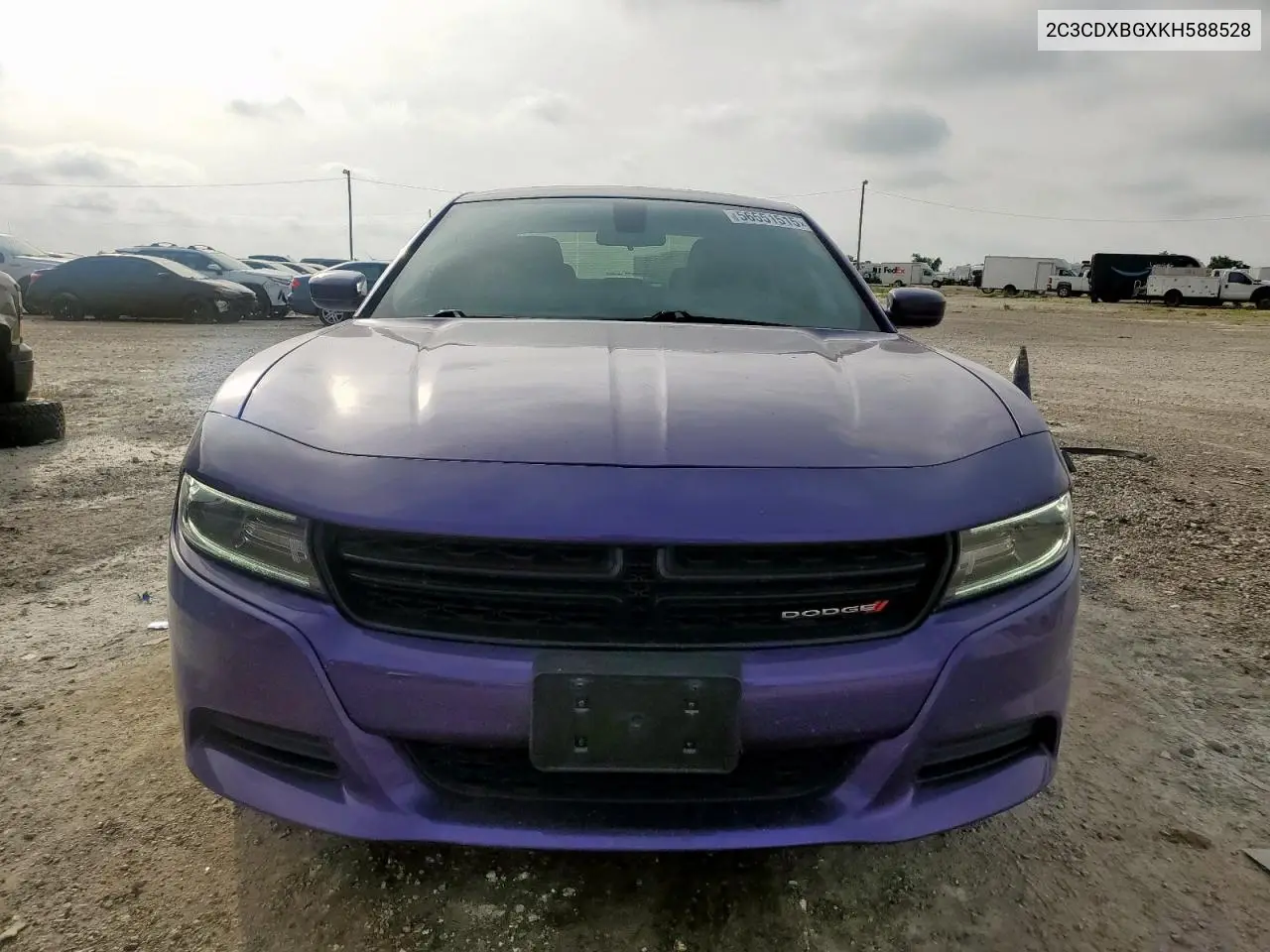 2019 Dodge Charger Sxt VIN: 2C3CDXBGXKH588528 Lot: 56551515