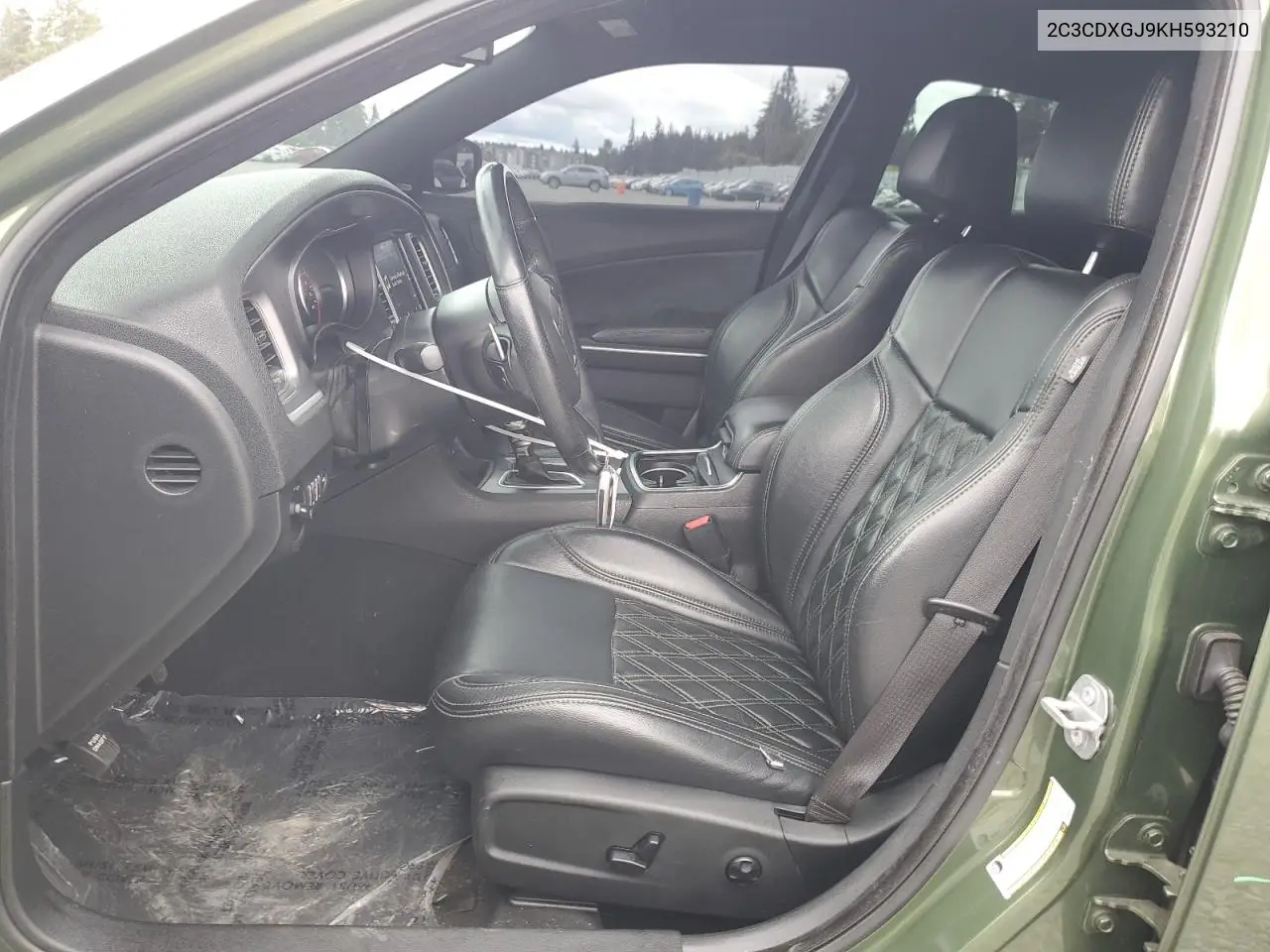 2019 Dodge Charger Scat Pack VIN: 2C3CDXGJ9KH593210 Lot: 56586775