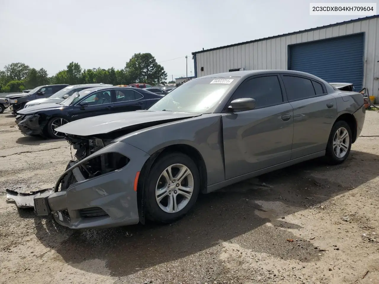 2019 Dodge Charger Sxt VIN: 2C3CDXBG4KH709604 Lot: 56802055