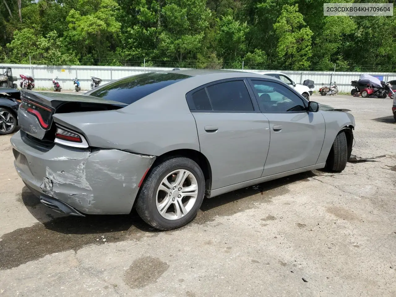 2019 Dodge Charger Sxt VIN: 2C3CDXBG4KH709604 Lot: 56802055