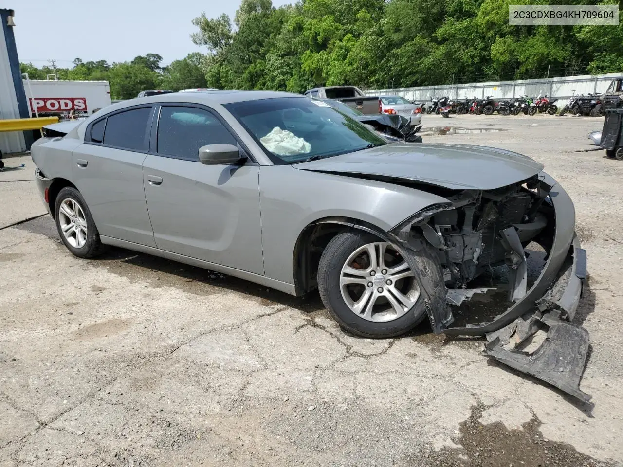 2019 Dodge Charger Sxt VIN: 2C3CDXBG4KH709604 Lot: 56802055