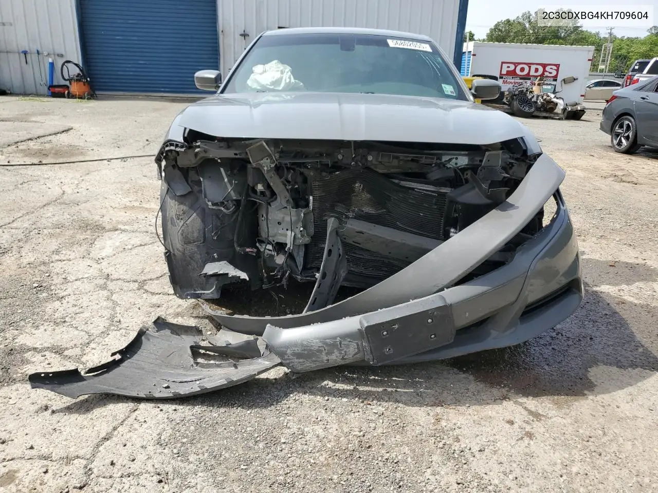 2019 Dodge Charger Sxt VIN: 2C3CDXBG4KH709604 Lot: 56802055