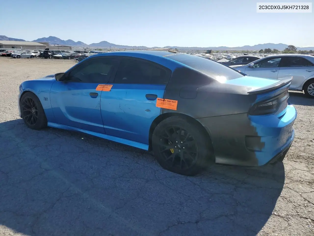 2019 Dodge Charger Scat Pack VIN: 2C3CDXGJ5KH721328 Lot: 57097895