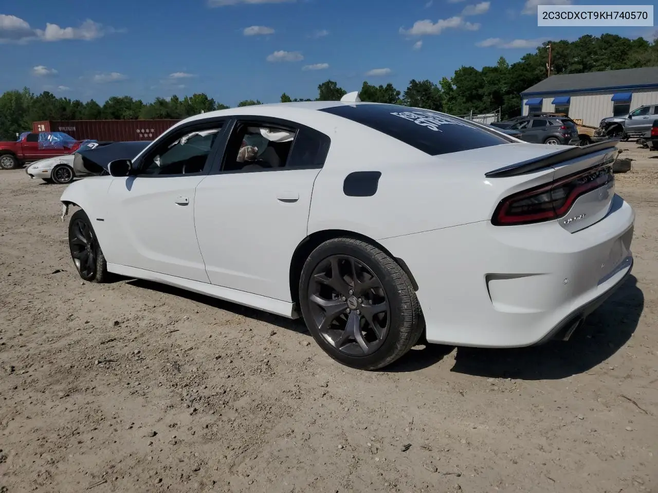 2019 Dodge Charger R/T VIN: 2C3CDXCT9KH740570 Lot: 57127345