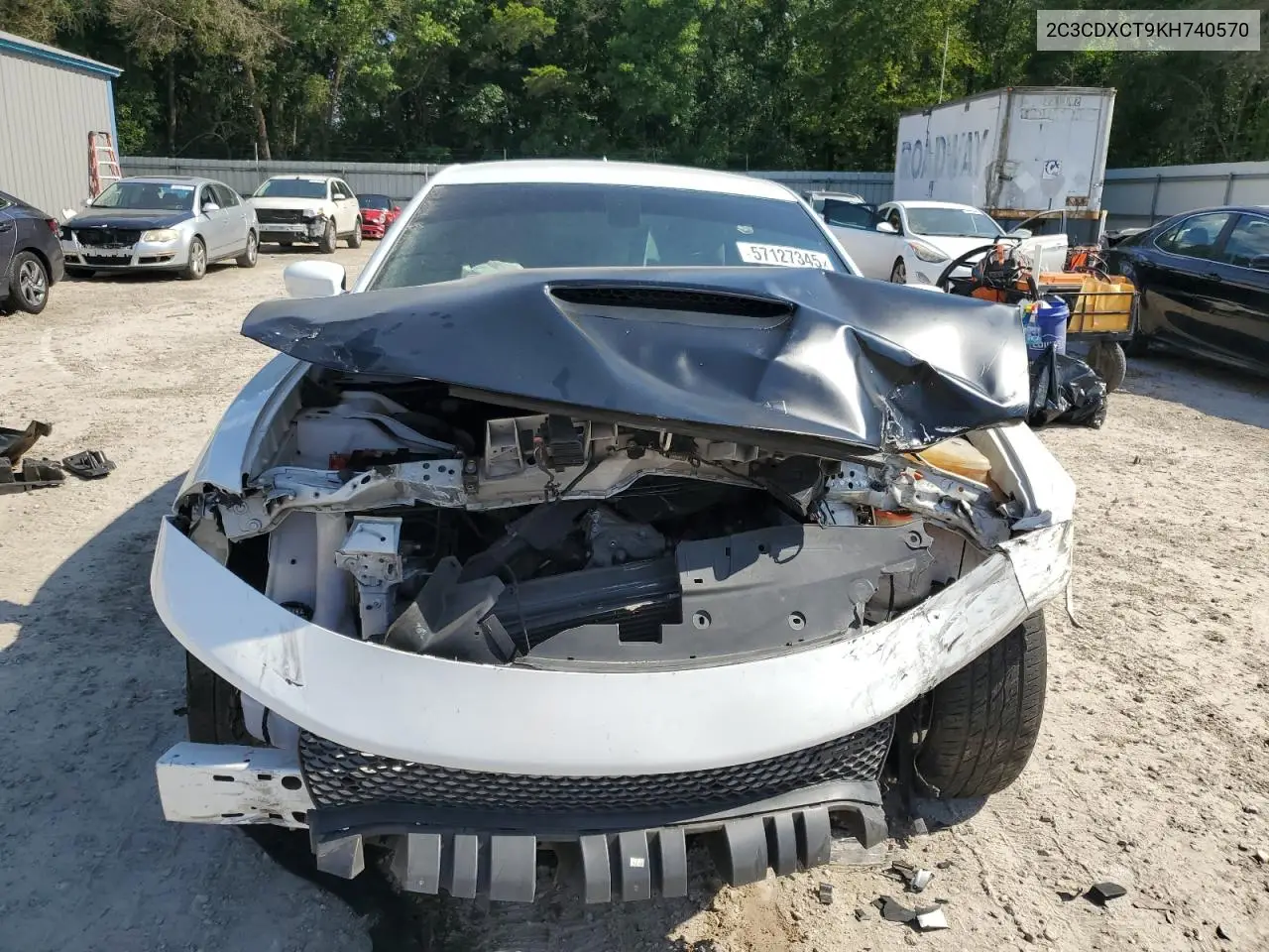 2019 Dodge Charger R/T VIN: 2C3CDXCT9KH740570 Lot: 57127345