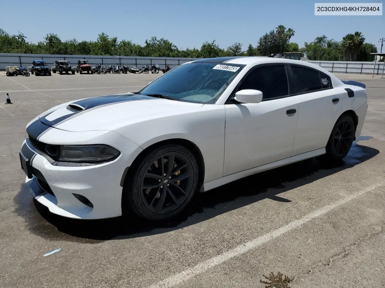2019 Dodge Charger Gt VIN: 2C3CDXHG4KH728404 Lot: 60317045