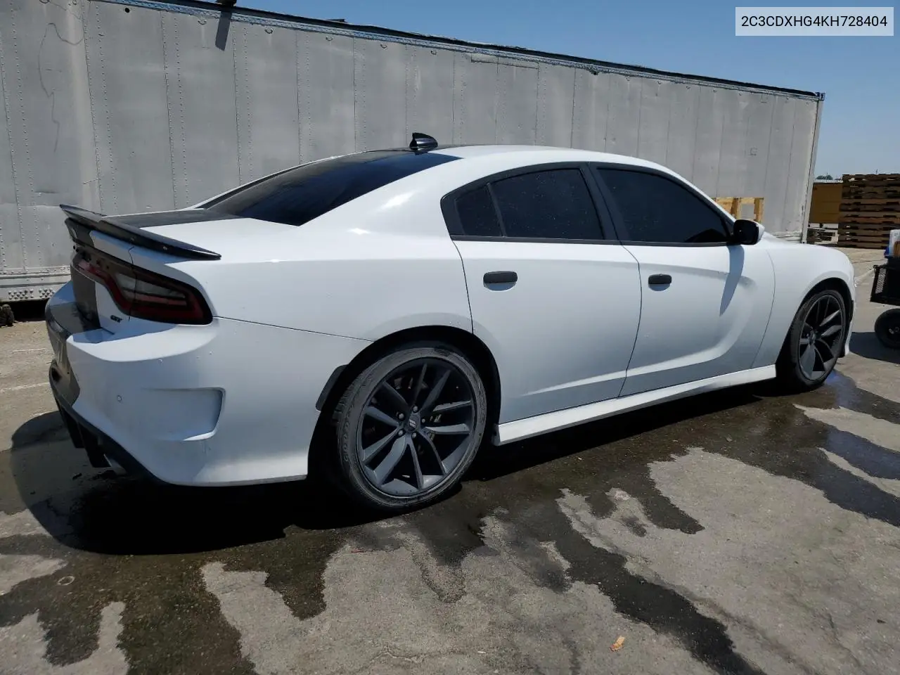 2019 Dodge Charger Gt VIN: 2C3CDXHG4KH728404 Lot: 60317045