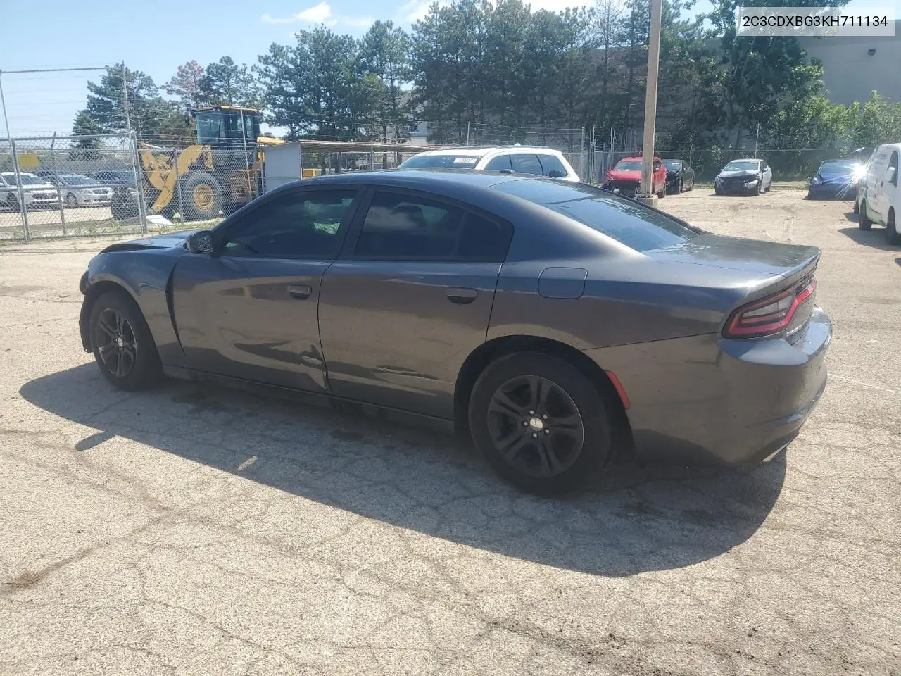 2019 Dodge Charger Sxt VIN: 2C3CDXBG3KH711134 Lot: 61253235