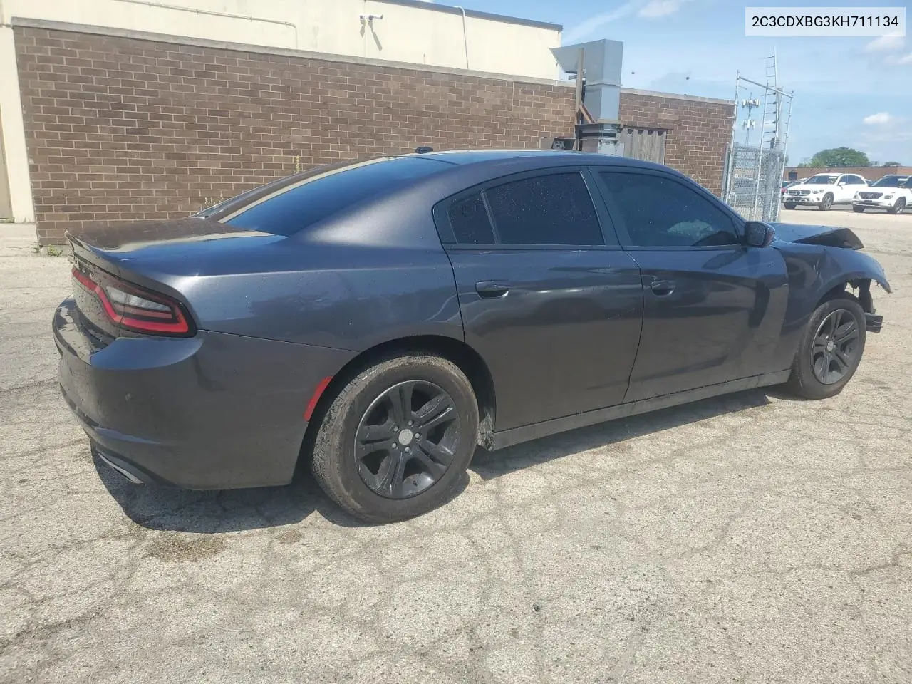 2019 Dodge Charger Sxt VIN: 2C3CDXBG3KH711134 Lot: 61253235