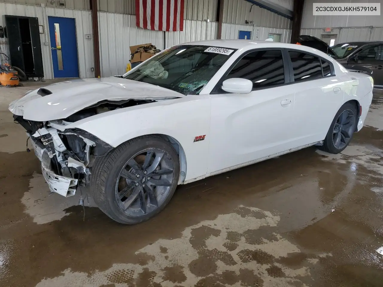 2019 Dodge Charger Scat Pack VIN: 2C3CDXGJ6KH579104 Lot: 61889295