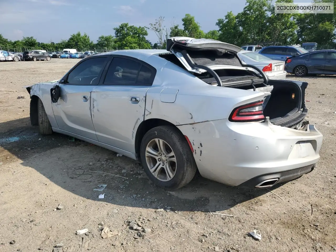 2019 Dodge Charger Sxt VIN: 2C3CDXBG0KH710071 Lot: 62113135