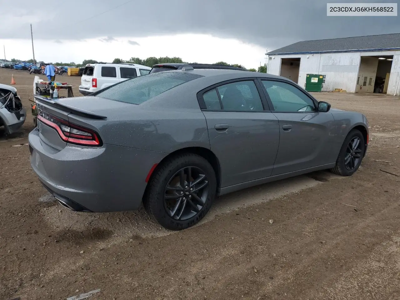 2019 Dodge Charger Sxt VIN: 2C3CDXJG6KH568522 Lot: 62144225