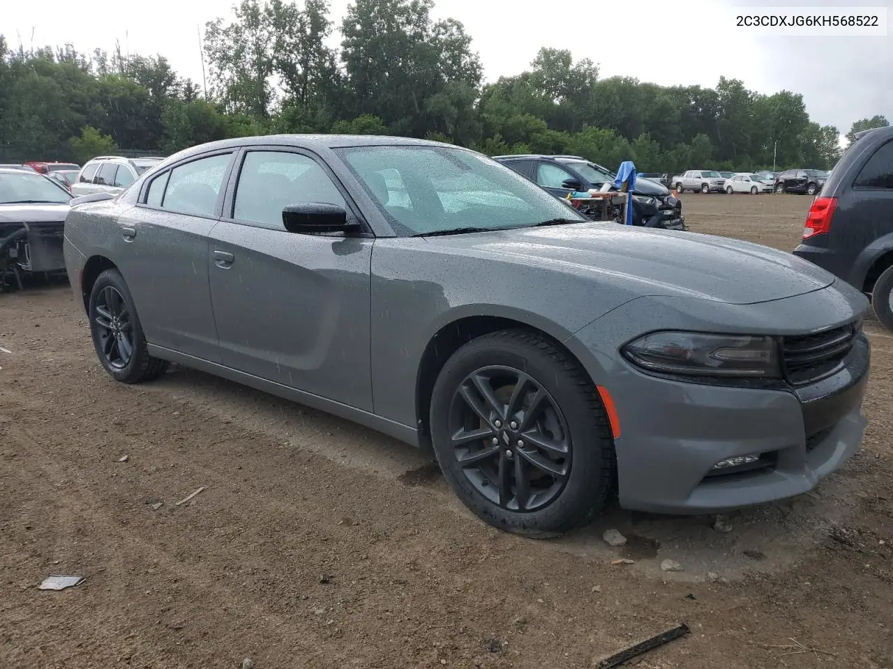 2019 Dodge Charger Sxt VIN: 2C3CDXJG6KH568522 Lot: 62144225