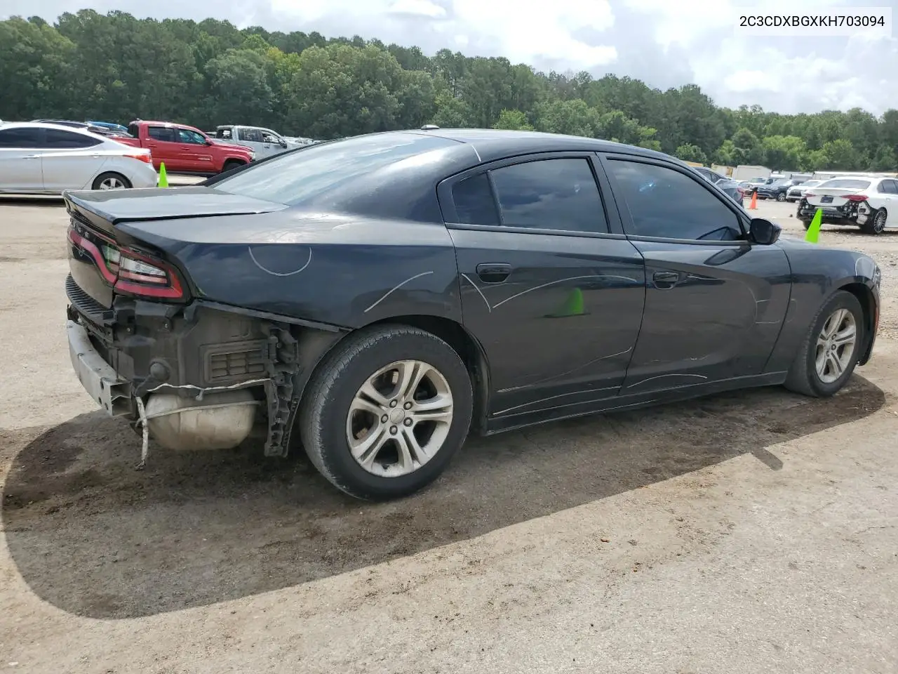 2019 Dodge Charger Sxt VIN: 2C3CDXBGXKH703094 Lot: 62145755