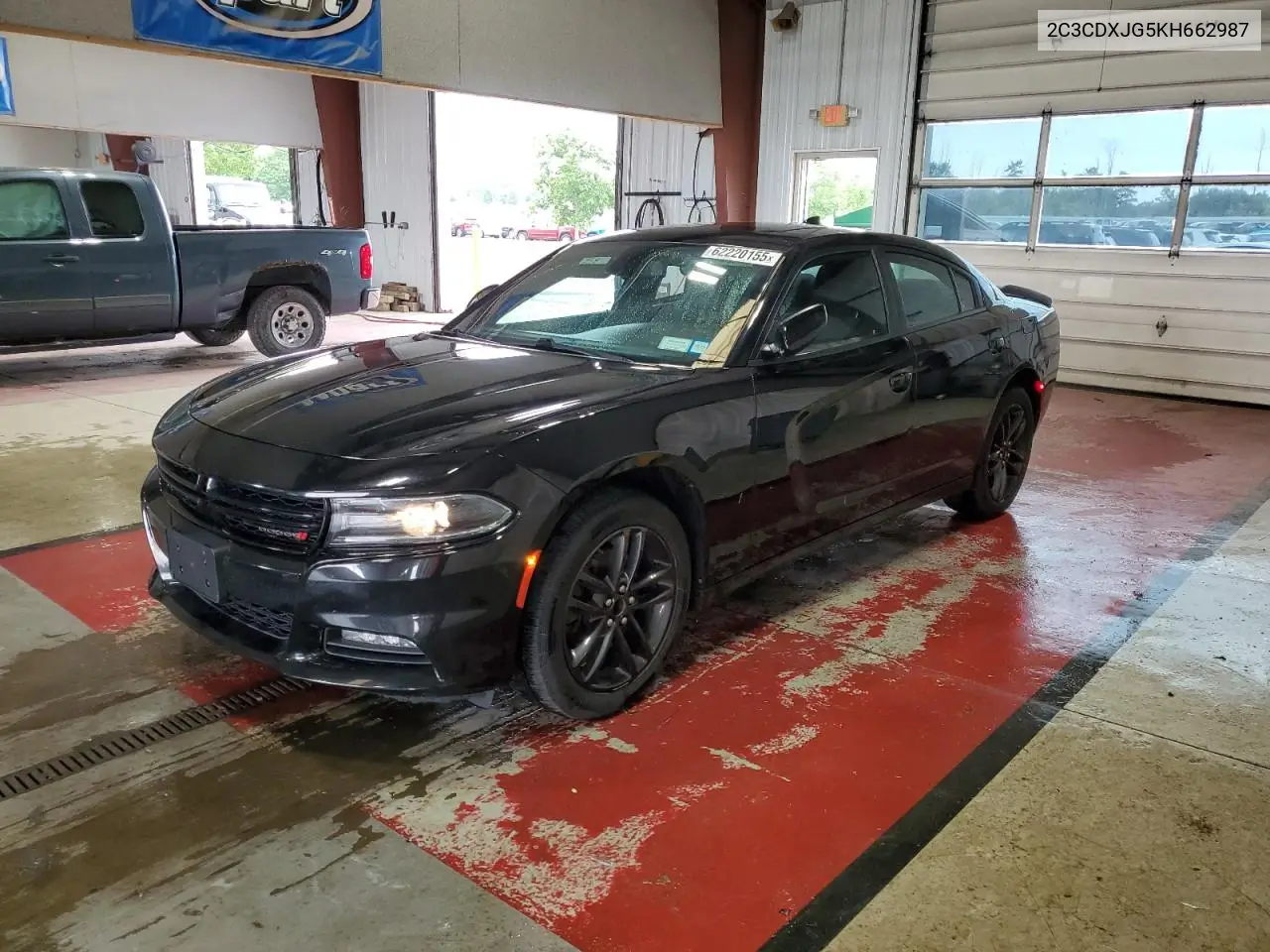 2019 Dodge Charger Sxt VIN: 2C3CDXJG5KH662987 Lot: 62220155