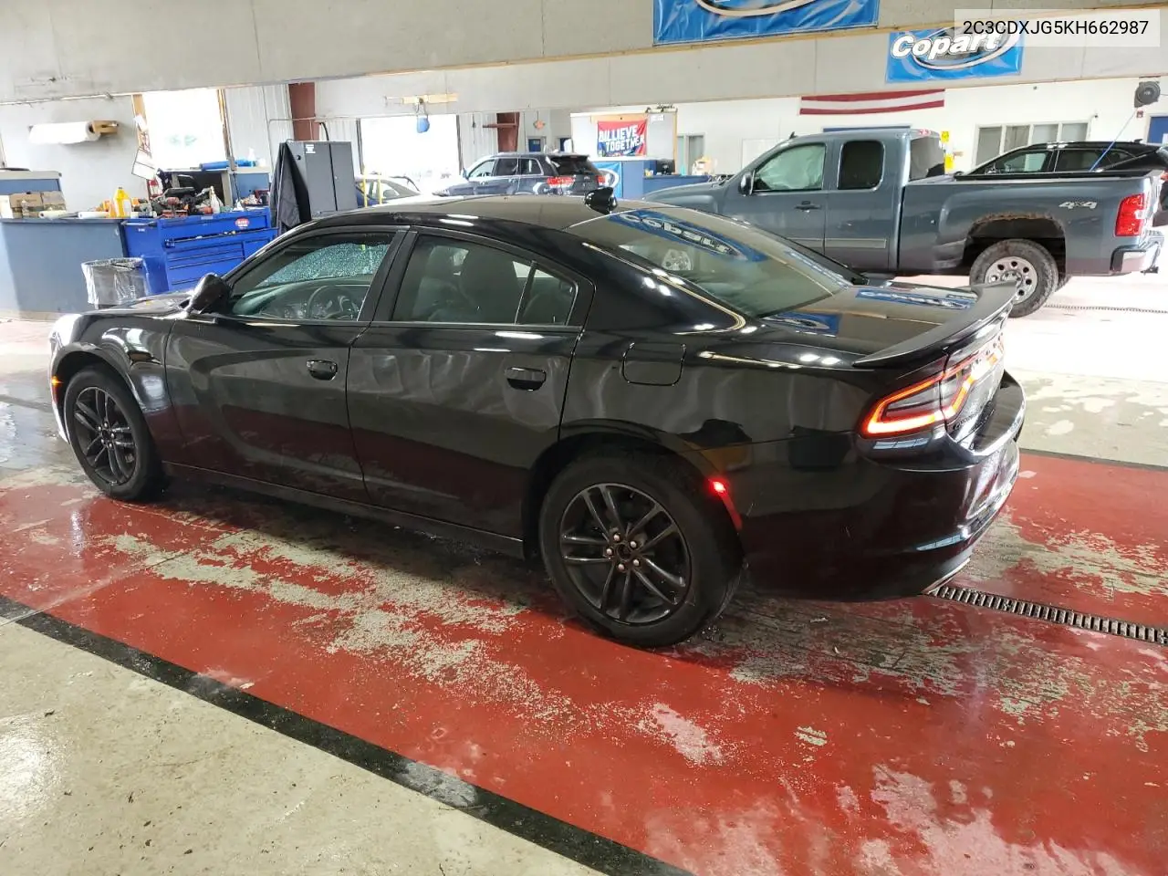 2019 Dodge Charger Sxt VIN: 2C3CDXJG5KH662987 Lot: 62220155
