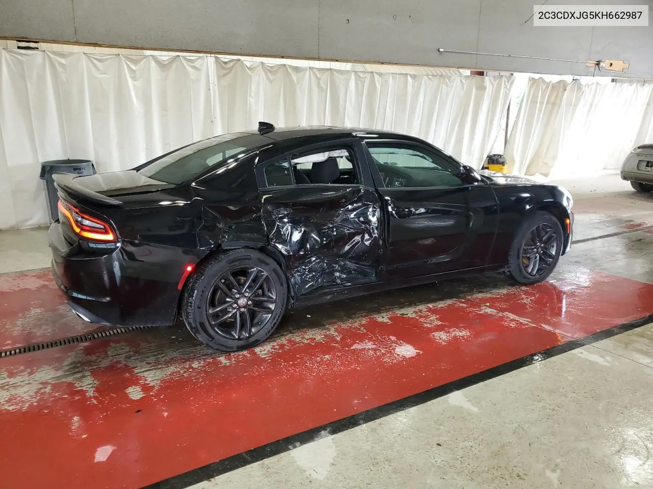 2019 Dodge Charger Sxt VIN: 2C3CDXJG5KH662987 Lot: 62220155