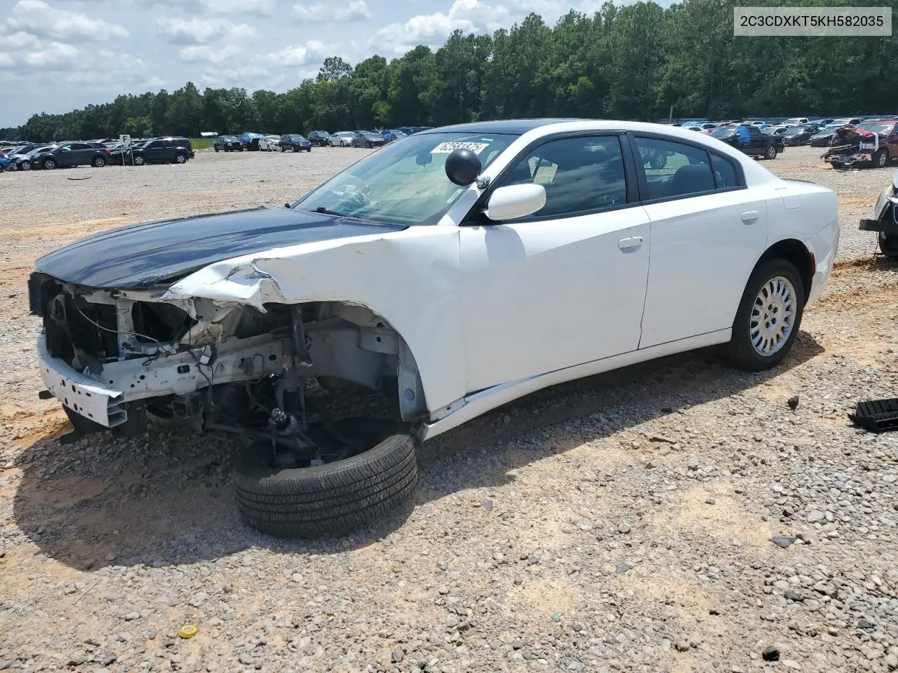 2019 Dodge Charger Police VIN: 2C3CDXKT5KH582035 Lot: 62581875