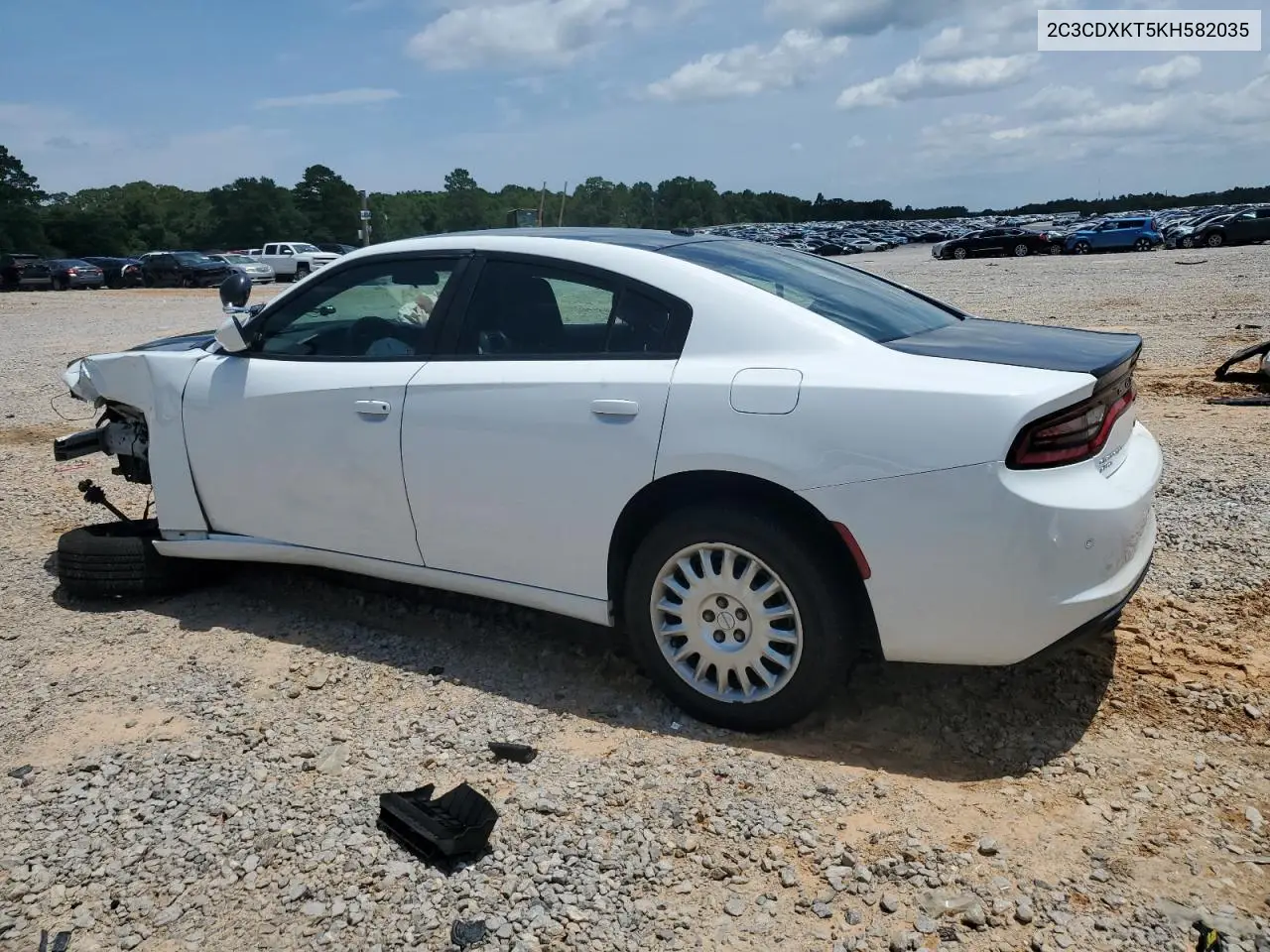2019 Dodge Charger Police VIN: 2C3CDXKT5KH582035 Lot: 62581875
