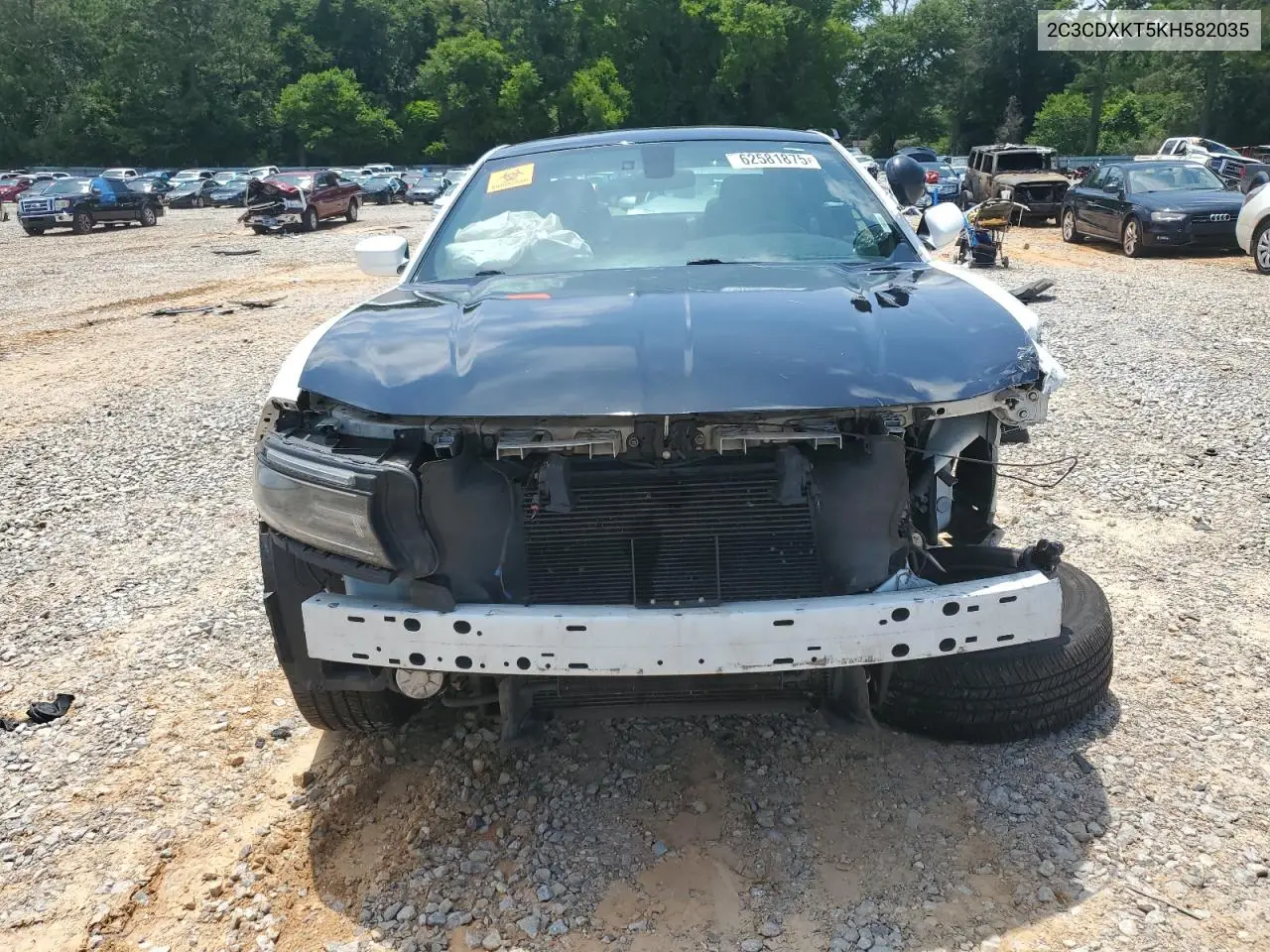 2019 Dodge Charger Police VIN: 2C3CDXKT5KH582035 Lot: 62581875