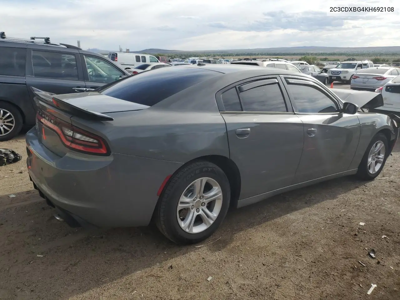 2019 Dodge Charger Sxt VIN: 2C3CDXBG4KH692108 Lot: 62699485