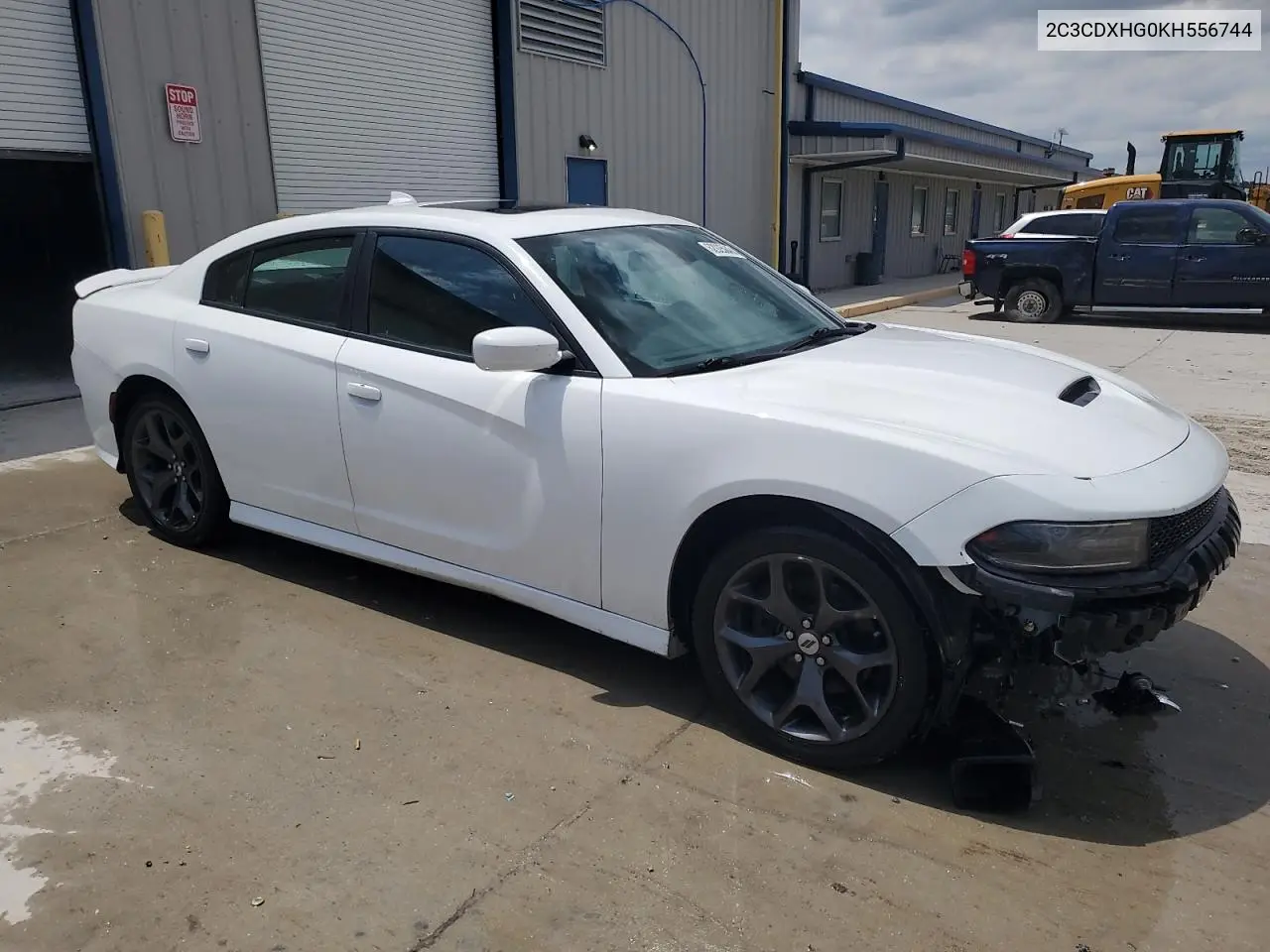 2019 Dodge Charger Gt VIN: 2C3CDXHG0KH556744 Lot: 62925945
