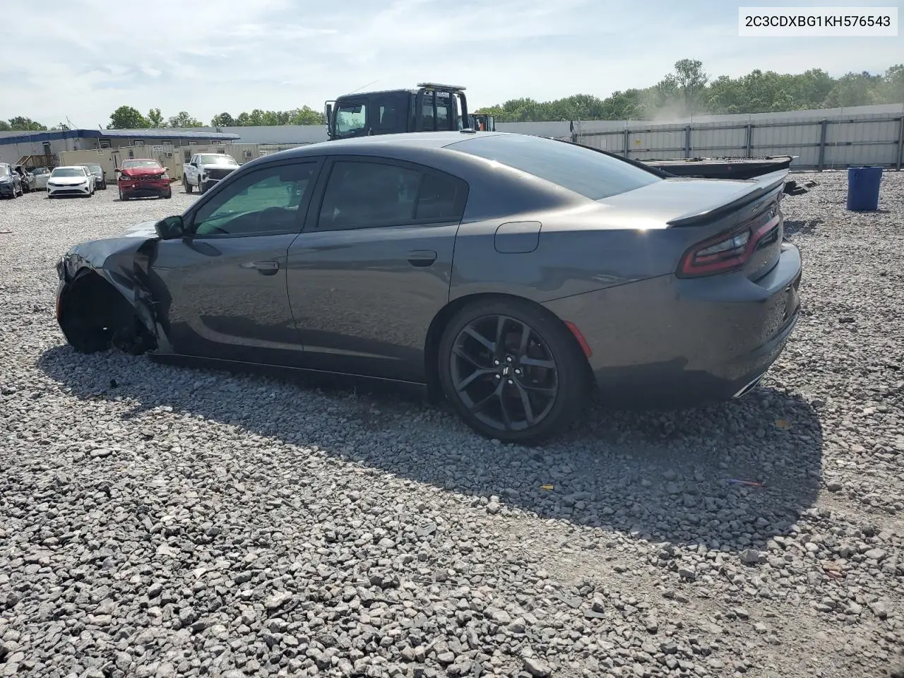 2019 Dodge Charger Sxt VIN: 2C3CDXBG1KH576543 Lot: 63203335
