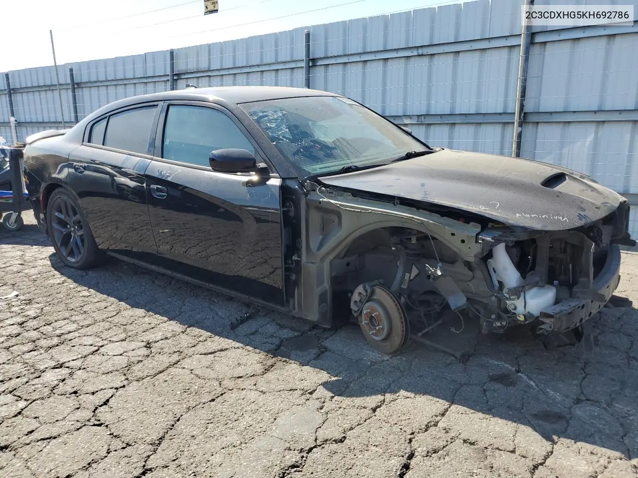 2019 Dodge Charger Gt VIN: 2C3CDXHG5KH692786 Lot: 65289065