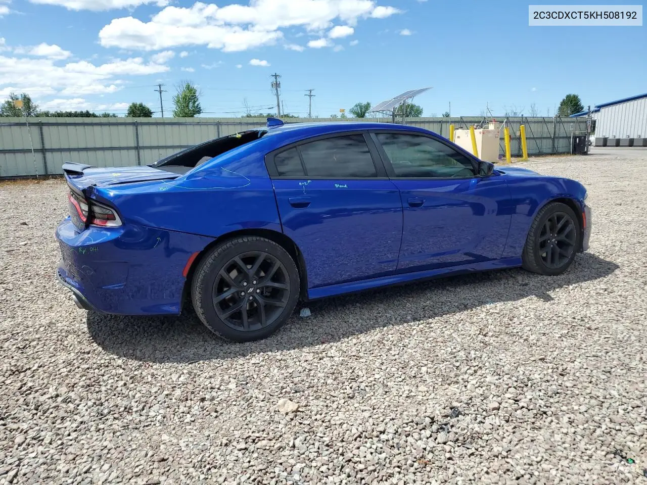 2019 Dodge Charger R/T VIN: 2C3CDXCT5KH508192 Lot: 65643055