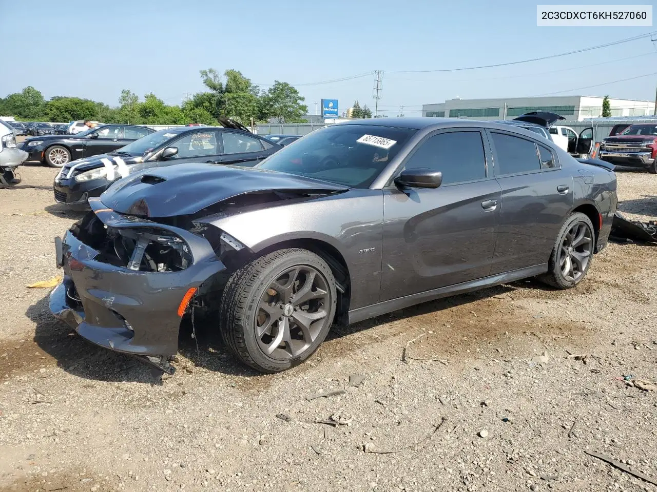 2019 Dodge Charger R/T VIN: 2C3CDXCT6KH527060 Lot: 65715965