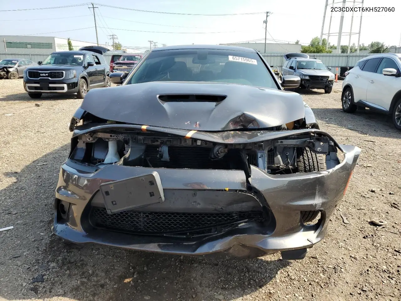 2019 Dodge Charger R/T VIN: 2C3CDXCT6KH527060 Lot: 65715965