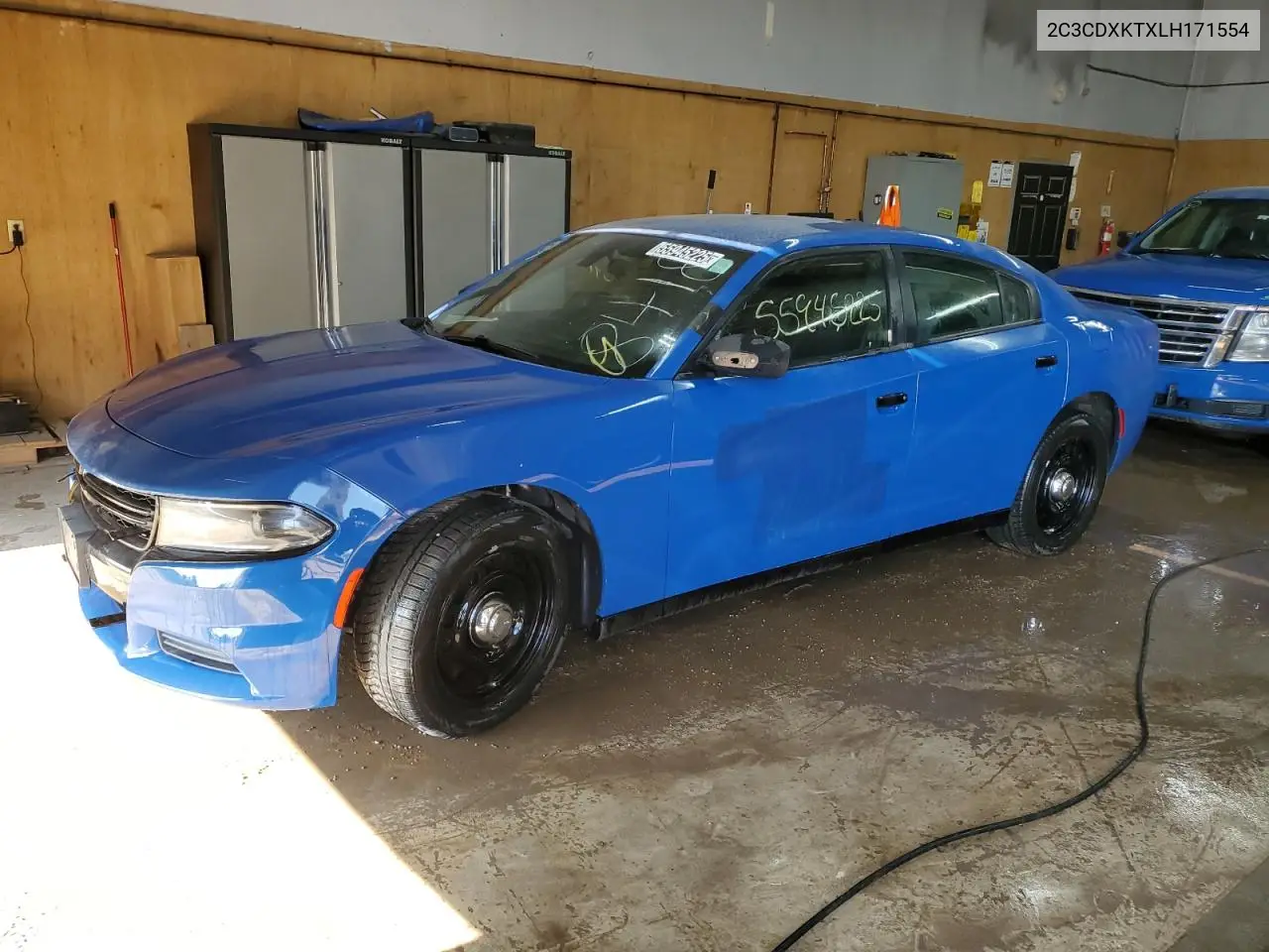 2020 Dodge Charger Police VIN: 2C3CDXKTXLH171554 Lot: 55945225