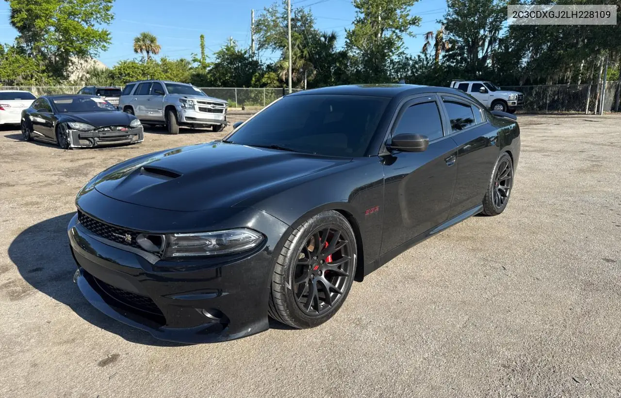 2020 Dodge Charger Scat Pack VIN: 2C3CDXGJ2LH228109 Lot: 57217865